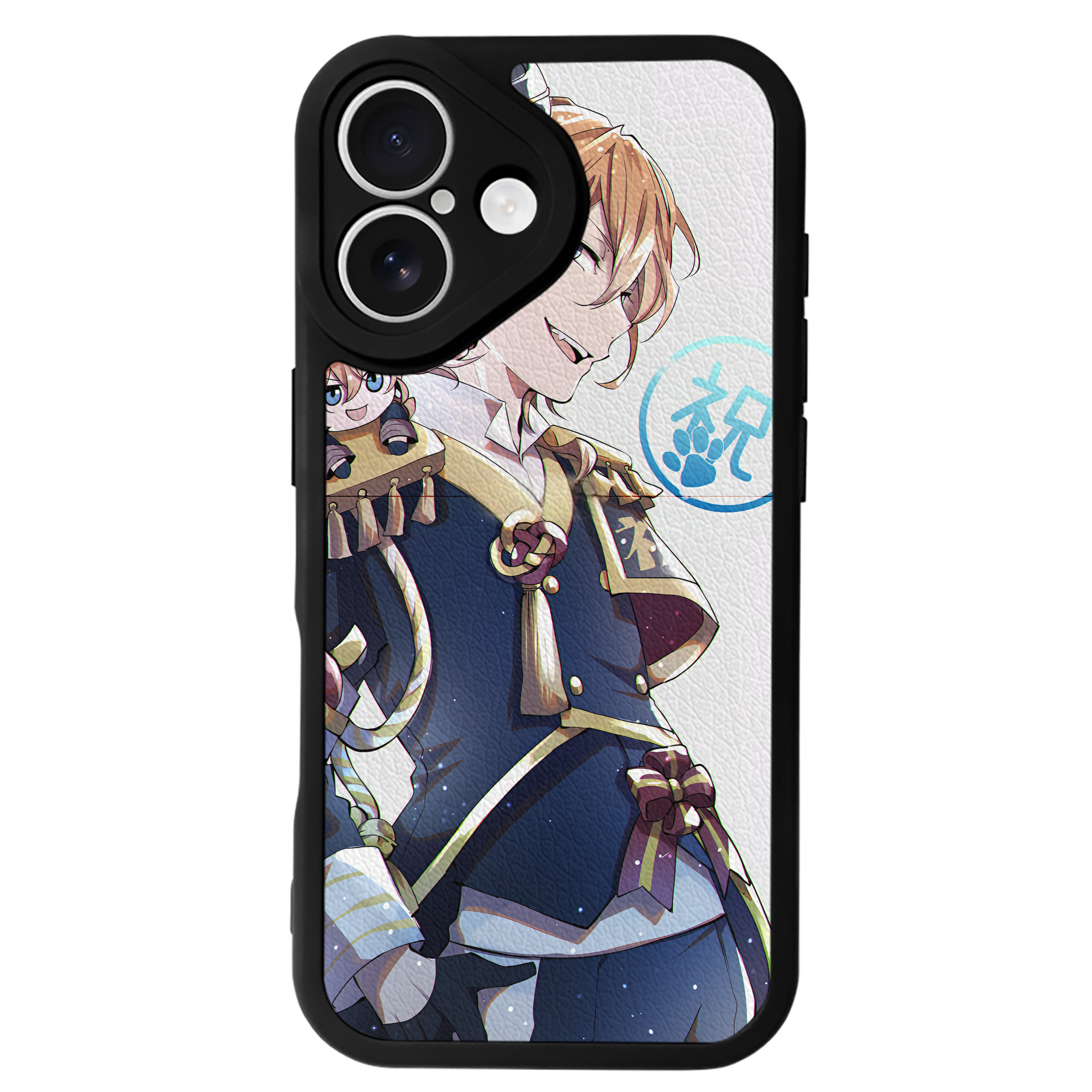 （画像用） 文豪ストレイドッグス Bungo Stray Dogs 【iPhone 16シリーズ対応】シリコンスマホケース（レザー調） 材質：シリコン